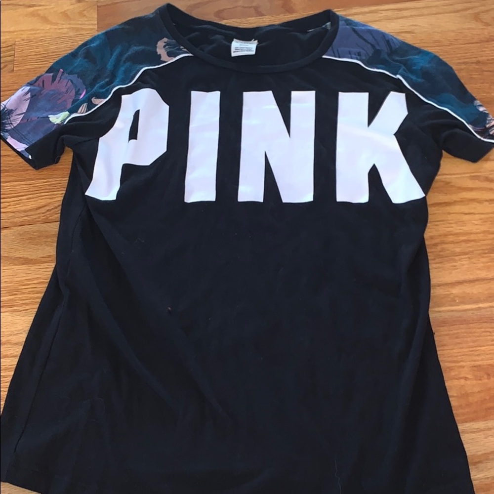 Pink short sleeve shirt